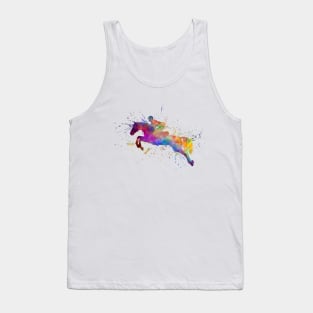 Watercolor horse show Tank Top